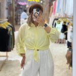 شومیز لیمویی شعبه انزل مال
